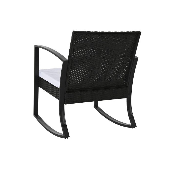 Sillon Terraza Y Jardin DKD Home Decor Negro 61.5 x 74 x 59 cm Set de 3 3