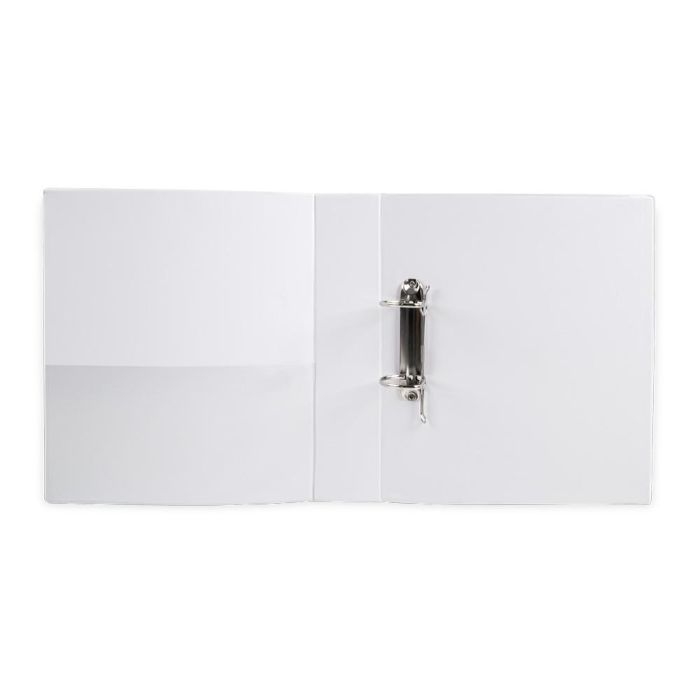 Carpeta Canguro 2 Anillas Mixtas 55 mm Liderpapel A4 Plastico Blanca 3