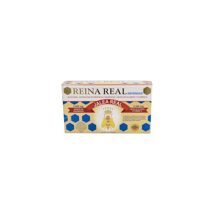 ROBIS Reina Real Defensas 20 Ampollas con Jalea Real, Própolis, Echinacea y Vitamina C para el Sistema Inmune