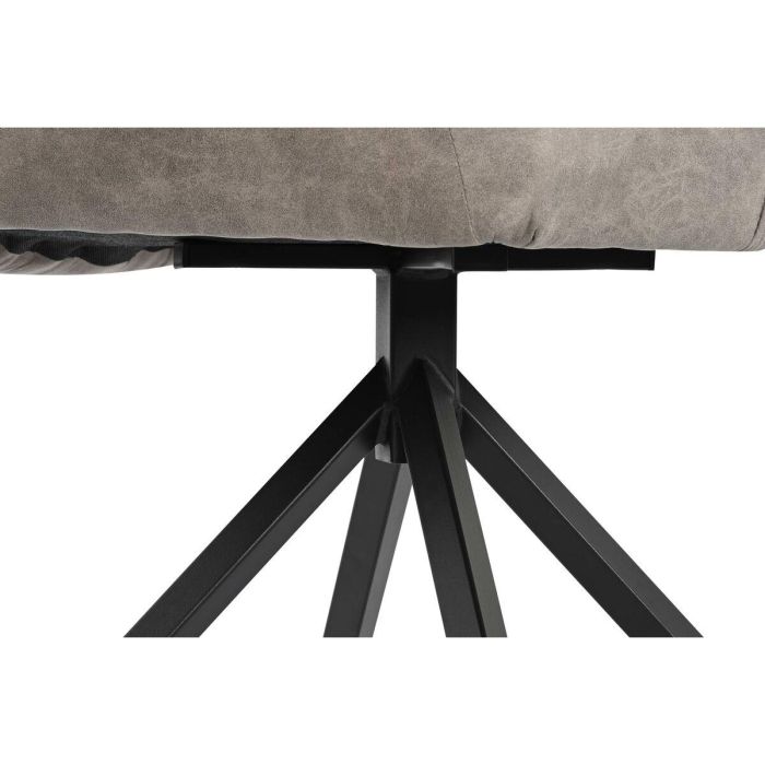 Silla Loft DKD Home Decor Gris Negro 58 x 83 x 55 cm 1 Silla Loft DKD Home Decor Gris Negro 58 x 83 x 55 cm 1