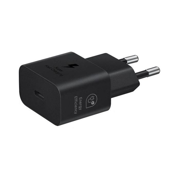 Samsung Cargador Pared 25W USB-C Negro EP-T2510NBEGWW 0 Samsung Cargador Pared 25W USB-C Negro EP-T2510NBEGWW 0