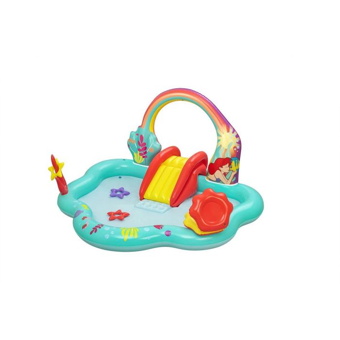 Bestway Piscina Hinchable Parque Juegos Disney Sirenita 221x193x117 cm +2 Años Jardin 91097 19