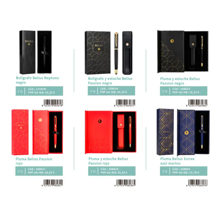 Belius Expositor Lote Bolígrafo 36 Piezas 3 Niveles MDF 600x420x750 mm 5