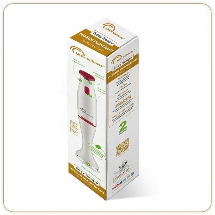 Batidora de mano LITTLE BALANCE 8703 Easy Soup - sopas, batidos, salsas, compotas - Antisalpicaduras 1