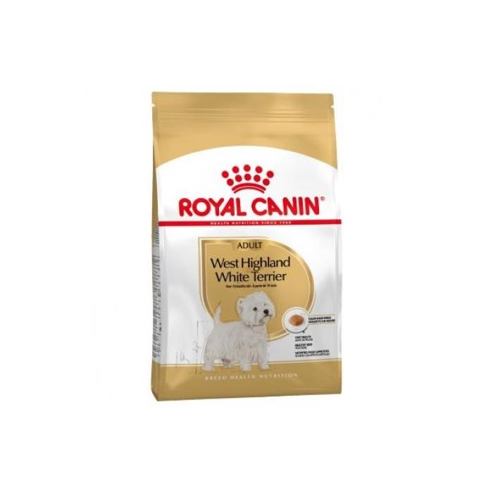 Royal Canin West Highland White Terrier Adult - Pienso para Perros, 3 kg, Piel Sana y Pelaje Brillante Royal Canin West Highland White Terrier Adult - Pienso para Perros, 3 kg, Piel Sana y Pelaje Brillante