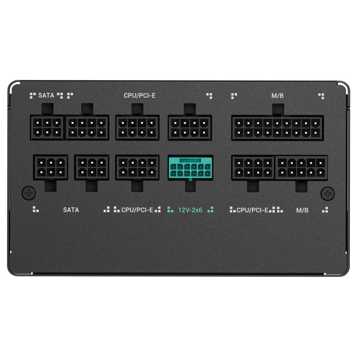 DeepCool PN850-M 850W Fuente de Alimentación ATX 3.1 80 Plus Gold Totalmente Modular, 1x Conector 16-Pin PCIe, 3x Conectores PCIe (6+2 Pin), 8x SATA, Ventilador de 120mm FDB, Negro