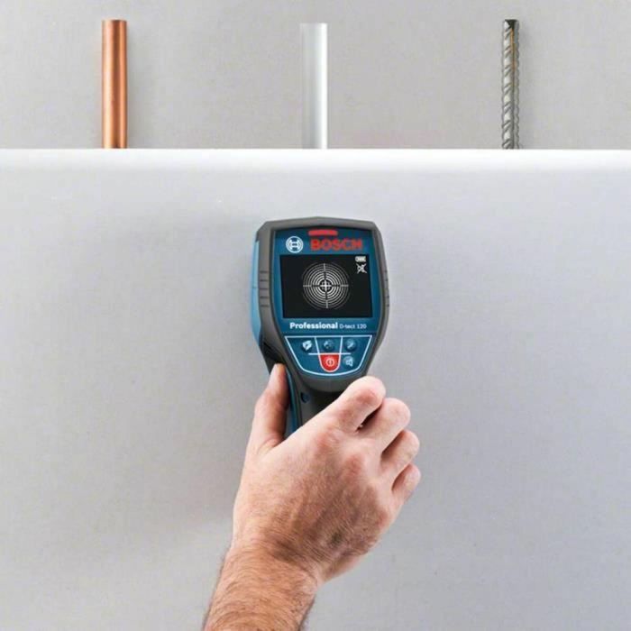 Bosch Professional Detector de Pared D-Tech Wall Detector 120 + Cubierta 1 Bosch Professional Detector de Pared D-Tech Wall Detector 120 + Cubierta 1