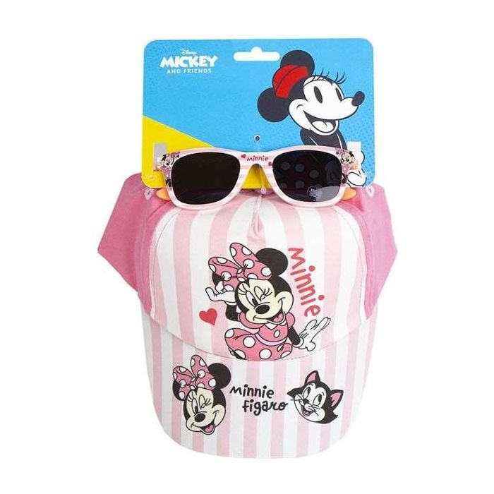 Cerdá Gorra y Gafas de Sol Set Infantil Oficial Minnie Mouse, Talla 53 cm, Color Rosa, Para Niñas 3+ años 1 Cerdá Gorra y Gafas de Sol Set Infantil Oficial Minnie Mouse, Talla 53 cm, Color Rosa, Para Niñas 3+ años 1