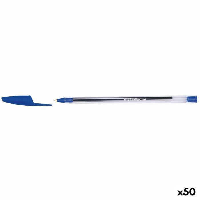 Bolígrafo Molin BC188 Cristal 1 mm Azul (50 Unidades) 0 Bolígrafo Molin BC188 Cristal 1 mm Azul (50 Unidades) 0