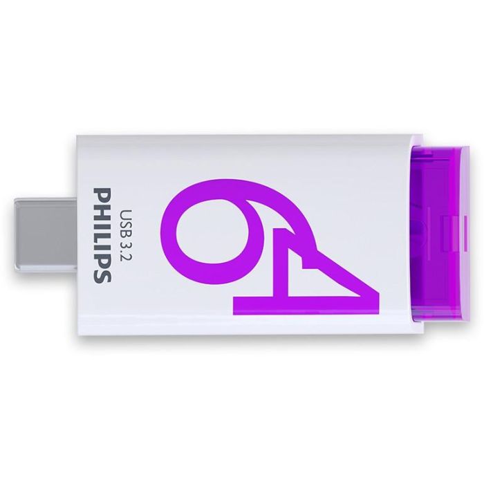 STICK Philips USB 3.2 64GB Click Series Gen 1 USB-C 1
