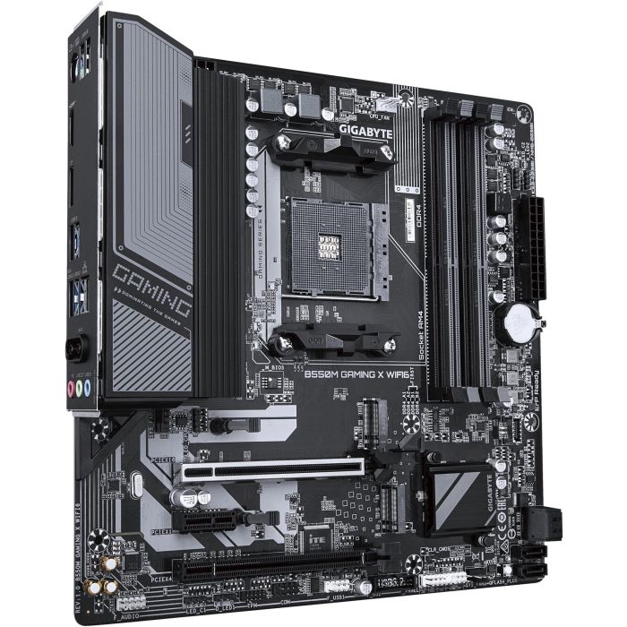 Gigabyte B550M GAMING X WIFI6 Placa Base AMD Ryzen 5000, Wi-Fi 6, DDR4 3200MHz, M.2 PCIe 4.0/3.0, 9MB55MGW-00-G10 2 Gigabyte B550M GAMING X WIFI6 Placa Base AMD Ryzen 5000, Wi-Fi 6, DDR4 3200MHz, M.2 PCIe 4.0/3.0, 9MB55MGW-00-G10 2