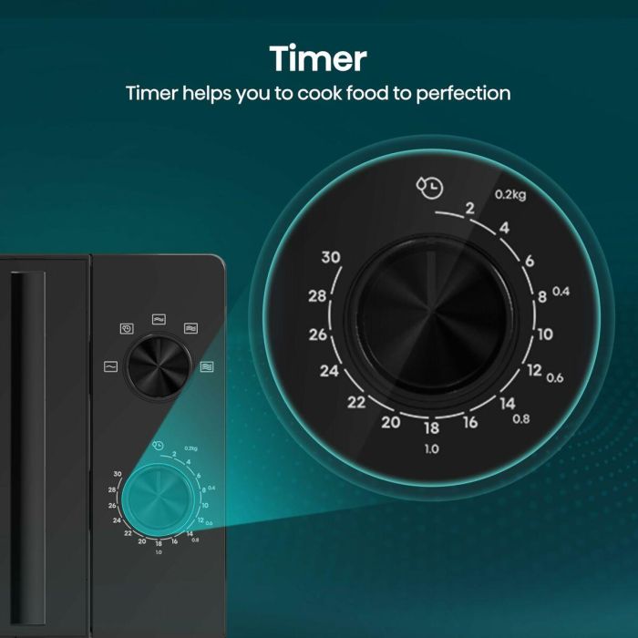 Microondas Hisense H20MOBP1HI Negro 700 W 20 L 7 Microondas Hisense H20MOBP1HI Negro 700 W 20 L 7