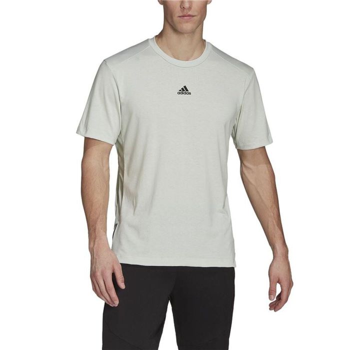 Camiseta de Manga Corta Hombre Adidas Aeroready Blanco M Camiseta de Manga Corta Hombre Adidas Aeroready Blanco M