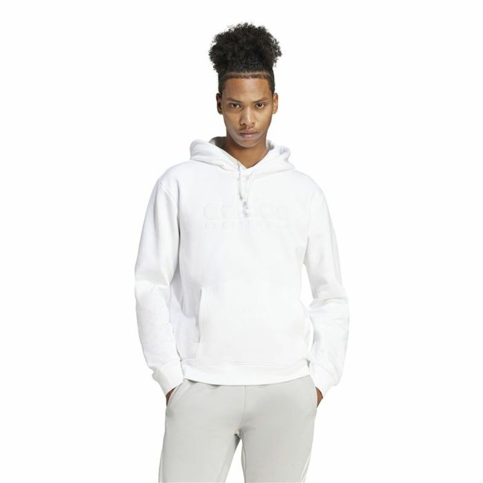 Sudadera con Capucha Hombre Adidas All Szn G Hdy Blanco L 4 Sudadera con Capucha Hombre Adidas All Szn G Hdy Blanco L 4