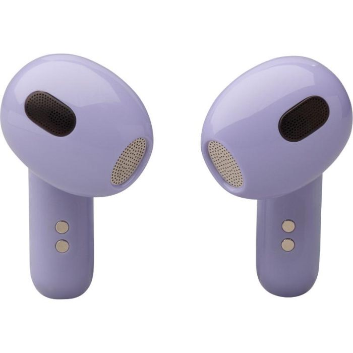 JBL JBLLIVEFLEX3PUR Auriculares True Wireless Live Flex 3 con Cancelación Ruido Adaptativa, Sonido Espacial, Estuche Carga Inteligente, 50h Batería, Púrpura