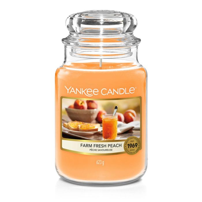 Vela Perfumada Yankee Candle Farm Fresh Peach 623 g