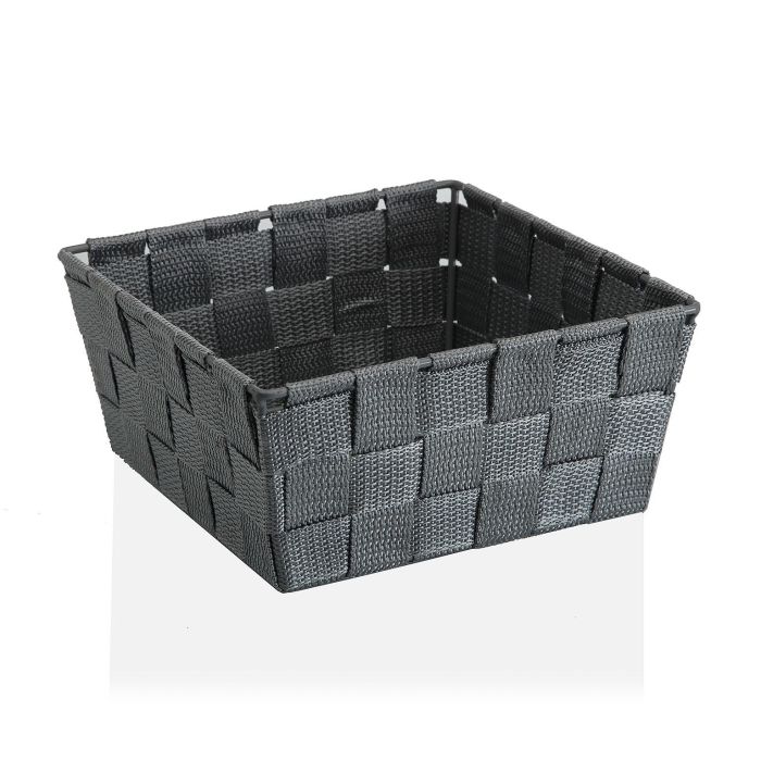 Cesta Mediana Gris Claro Versa 19X9CM (4 Unidades) Cesta Mediana Gris Claro Versa 19X9CM (4 Unidades)