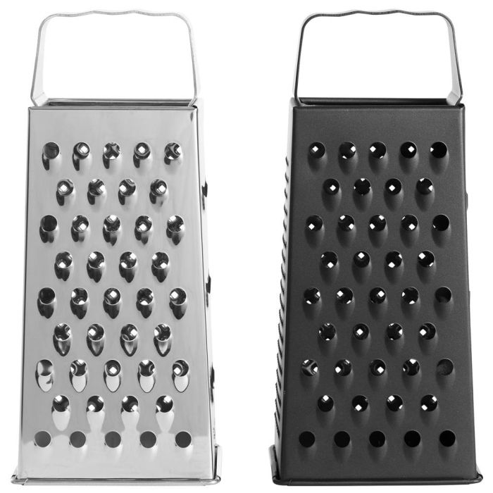 Day Rallador de Cocina 4 Caras, Acero Inoxidable, Antiadherente, Altura 23.5 cm 2