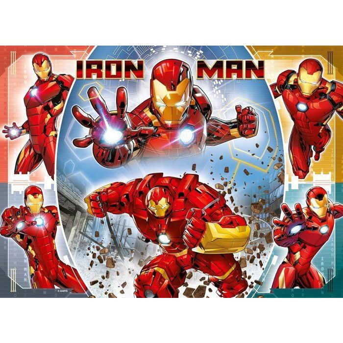 Ravensburger - MARVEL HEROS - Puzzle XXL de 100 piezas - El poderoso Iron Man / Marvel Avengers - 4005556133772 - A partir de 6 años 2 Ravensburger - MARVEL HEROS - Puzzle XXL de 100 piezas - El poderoso Iron Man / Marvel Avengers - 4005556133772 - A partir de 6 años 2