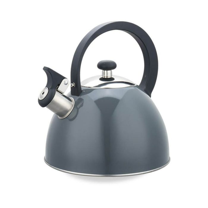 Tetera Feel Maestro MR-1302-GREY Negro Gris Acero Inoxidable 2,5 L Tetera Feel Maestro MR-1302-GREY Negro Gris Acero Inoxidable 2,5 L