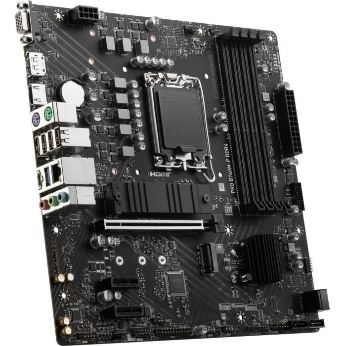 MSI 911-7E02-006 PRO B760M-P DDR4 Placa Base Micro ATX para Intel LGA 1700, Chipset B760, para PC 3 MSI 911-7E02-006 PRO B760M-P DDR4 Placa Base Micro ATX para Intel LGA 1700, Chipset B760, para PC 3