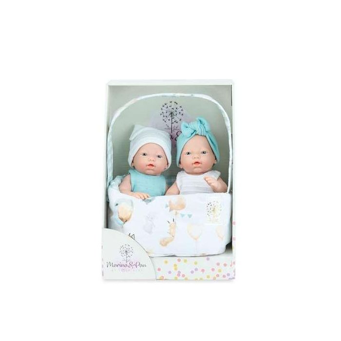 Muñeca mini golosinas twins en bolsa cuerpo blandito 21 cm