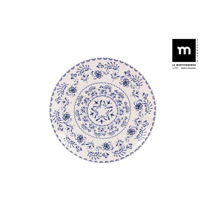 La Mediterranea Plato Postre 20 cm Blur Monaco Brillo (12 Unidades)