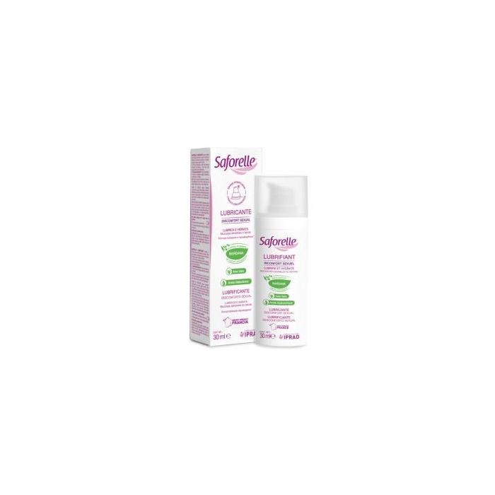 Saforelle Lubricante íntimo para relaciones sexuales 30 ml – Hidratante y duradero, alivia las molestias vaginales