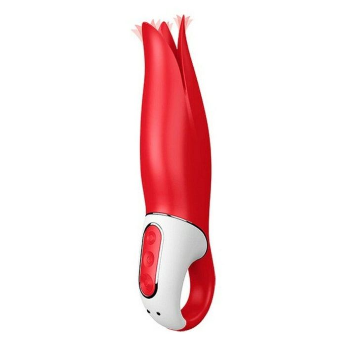 Satisfyer Power flower vibrador rojo 5