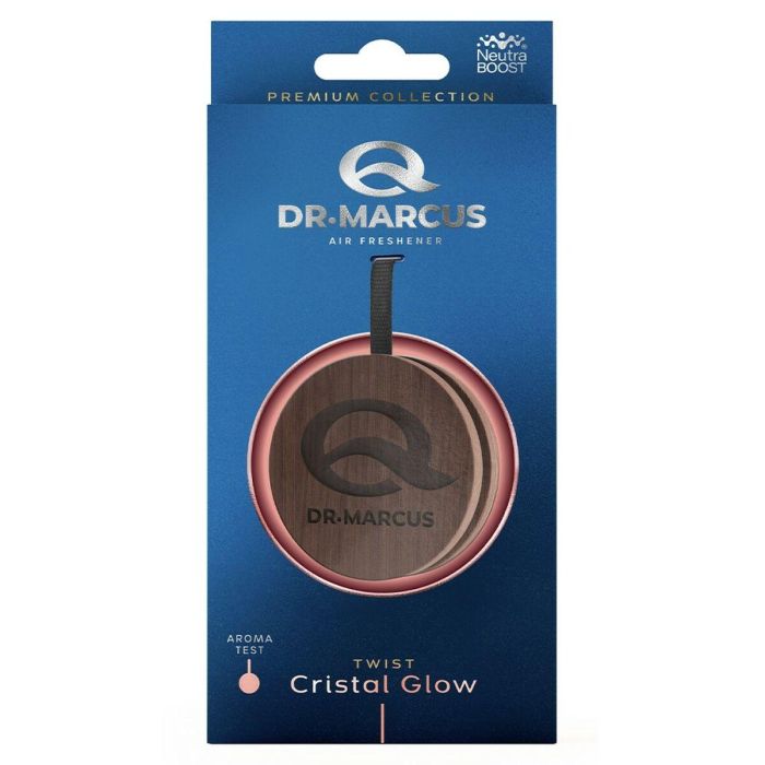 Dr. Marcus DRM1168 Ambientador Colgante Twist Crystal Glow para Coche, Fragancia Duradera Neutraliza Olores