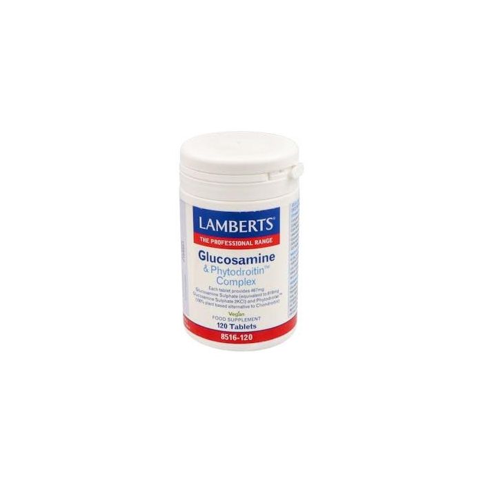 LAMBERTS Complejo de Glucosamina y Phytodroitin Vegan para Articulaciones 120 Comprimidos