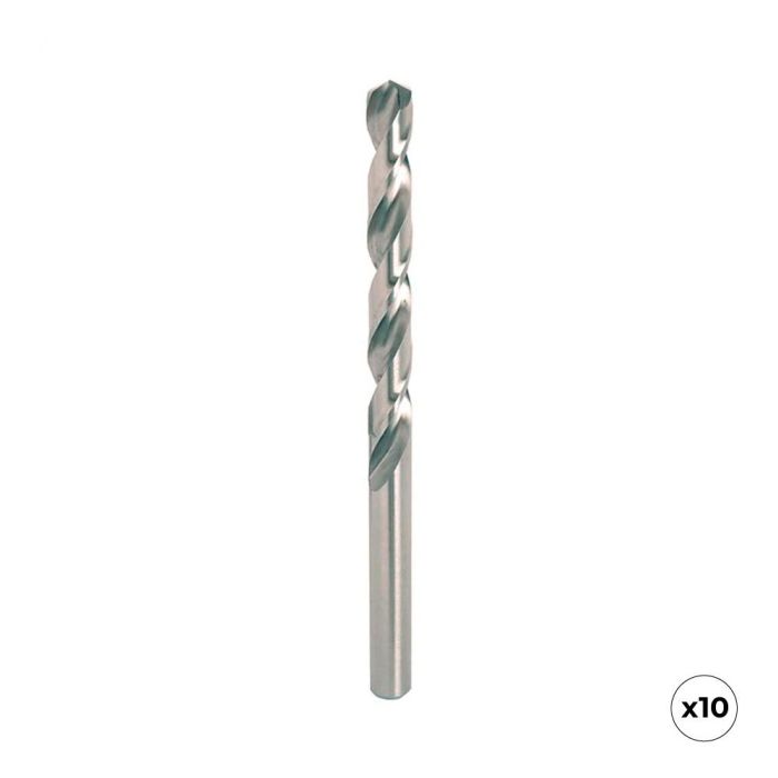 Broca hss4341 para metal, rectificada, ø6,00 x 93,00 mm, 10 unidades