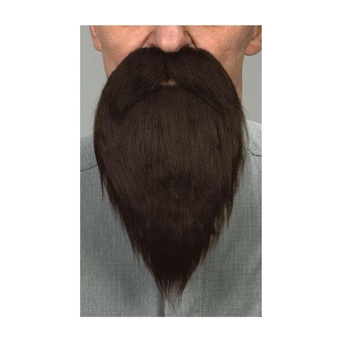 My Other Me Barba y Bigote Moreno Adulto - Talla Única, Accesorio de Disfraz 1