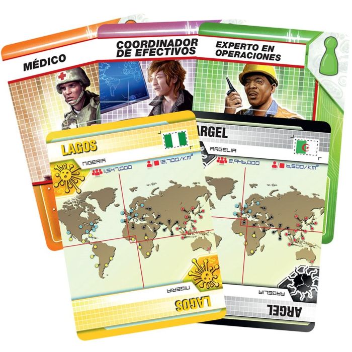 Z-Man Games Pandemic Juego de Mesa Cooperativo en Español para 2 a 4 Jugadores, a Partir de 8 Años, Pegi 8