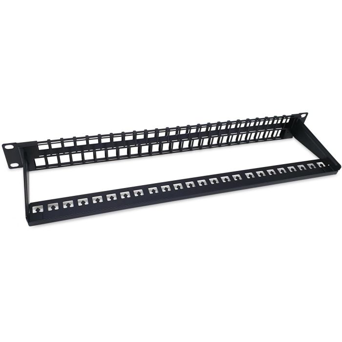 Equip Patchpanel 48x Cat6 19" UTP 1HE Keystone Montage sw 1 Equip Patchpanel 48x Cat6 19" UTP 1HE Keystone Montage sw 1