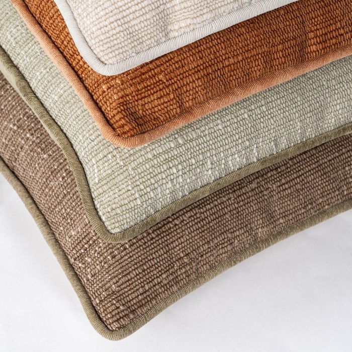 Cojín Beige Poliester 50 X 30 cm