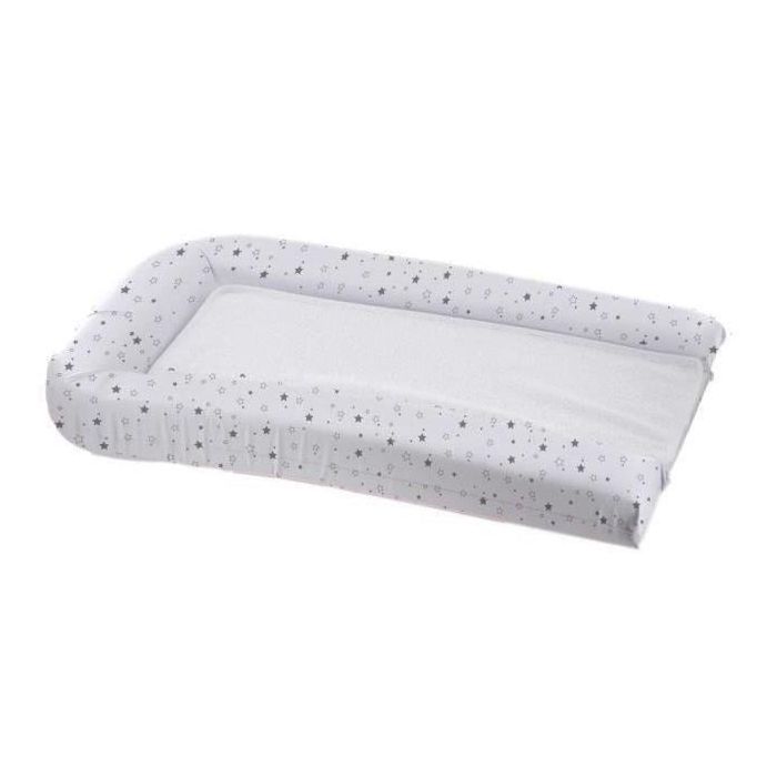 Cambiador DOMIVA PVC + 2 esponjas removibles - Blanco con estampado de estrellas Cambiador DOMIVA PVC + 2 esponjas removibles - Blanco con estampado de estrellas