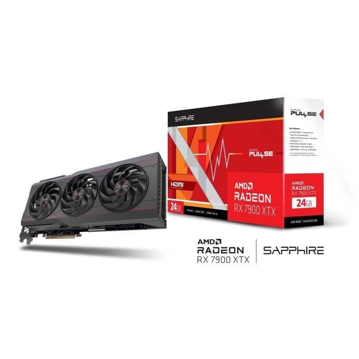 Tarjeta de gráficos de pulso Sapphire AMD Radeon Gaming RX 7900 XTX 24GB GDDR6 HDMI / Triple DP 4 Tarjeta de gráficos de pulso Sapphire AMD Radeon Gaming RX 7900 XTX 24GB GDDR6 HDMI / Triple DP 4