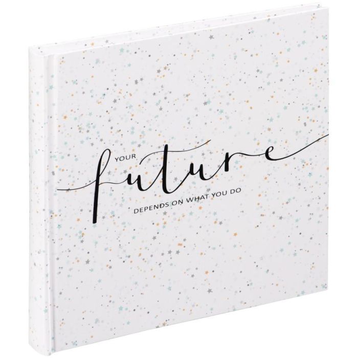Hama 3894 Álbum de Fotos Letterings Future 18x18 cm con 30 Páginas Blancas