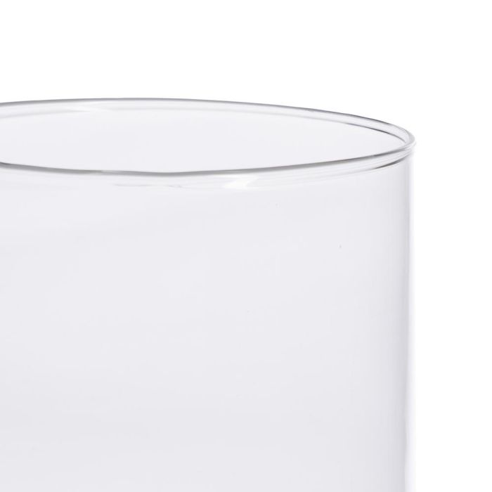 Jarrón Decoración Transparente Cristal 12 X 12 X 20 cm