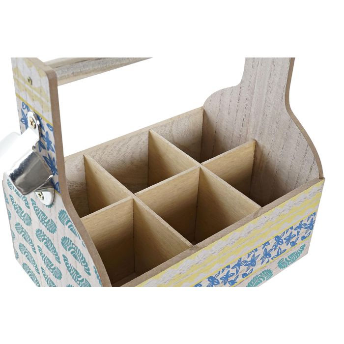 DKD Home Decor Portavasos Colonial Colección Africa de MDF Azul Turquesa 16.5 x 27 x 25 cm Pack de 2 Unidades 1 DKD Home Decor Portavasos Colonial Colección Africa de MDF Azul Turquesa 16.5 x 27 x 25 cm Pack de 2 Unidades 1