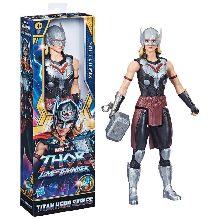 Hasbro Figura Titan Thor F4136 Avengers de 30 cm, Marvel Mighty Thor Coleccionable con Mjolnir 0 Hasbro Figura Titan Thor F4136 Avengers de 30 cm, Marvel Mighty Thor Coleccionable con Mjolnir 0