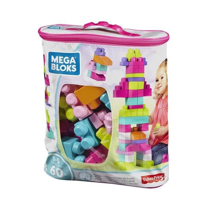 Bolsa construccion mega blocks 60 piezas rosa Bolsa construccion mega blocks 60 piezas rosa