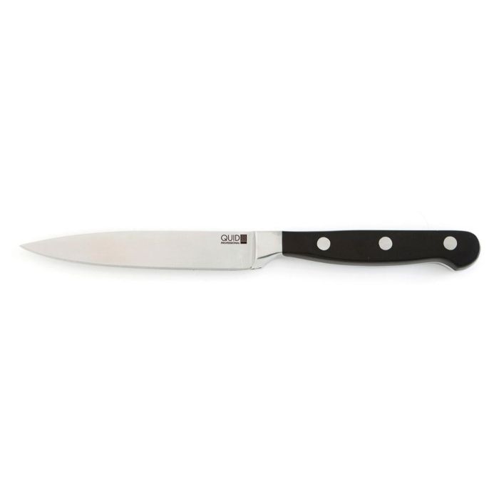 Quid Professional Inox Chef Black Cuchillo Verdulero Acero Inoxidable 12 cm Negro Mango Ergonómico Apto Lavavajillas Pack 10 Unidades 0 Quid Professional Inox Chef Black Cuchillo Verdulero Acero Inoxidable 12 cm Negro Mango Ergonómico Apto Lavavajillas Pack 10 Unidades 0
