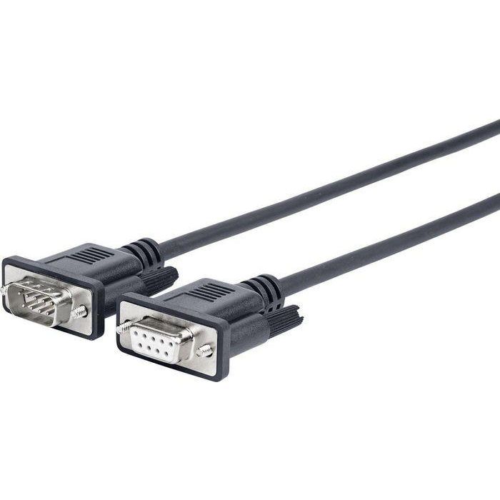 Vivolink Cable Pro RS232 Macho - Hembra, 10m, Conectores D-Sub 9, Paso 9 Pines, Alta Flexibilidad