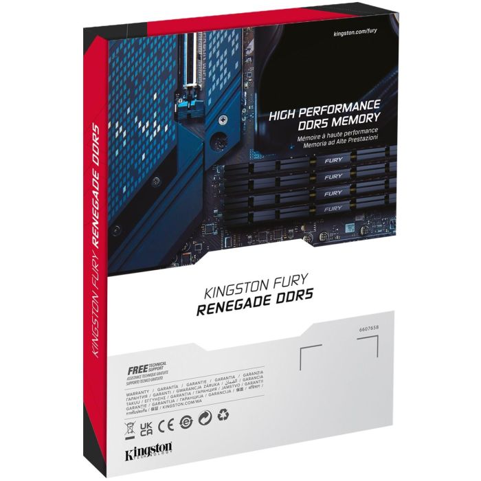 Kingston FURY Renegade DDR5 32GB (2x16GB) 8000MT/s Memoria RAM KF580C38RSK2-32 15 Kingston FURY Renegade DDR5 32GB (2x16GB) 8000MT/s Memoria RAM KF580C38RSK2-32 15