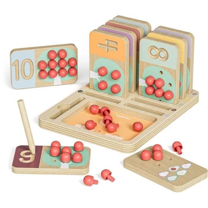 Entrenador de números de árboles frutales - TOP BRIGHT - Tablas de madera - Frutas para recoger - Escritura Entrenador de números de árboles frutales - TOP BRIGHT - Tablas de madera - Frutas para recoger - Escritura
