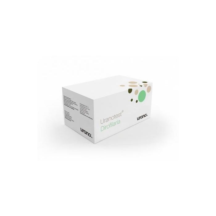 Uranotest Dirofilaria - Kit de Diagnóstico para Perros y Gatos, 10 Tests Uranotest Dirofilaria - Kit de Diagnóstico para Perros y Gatos, 10 Tests