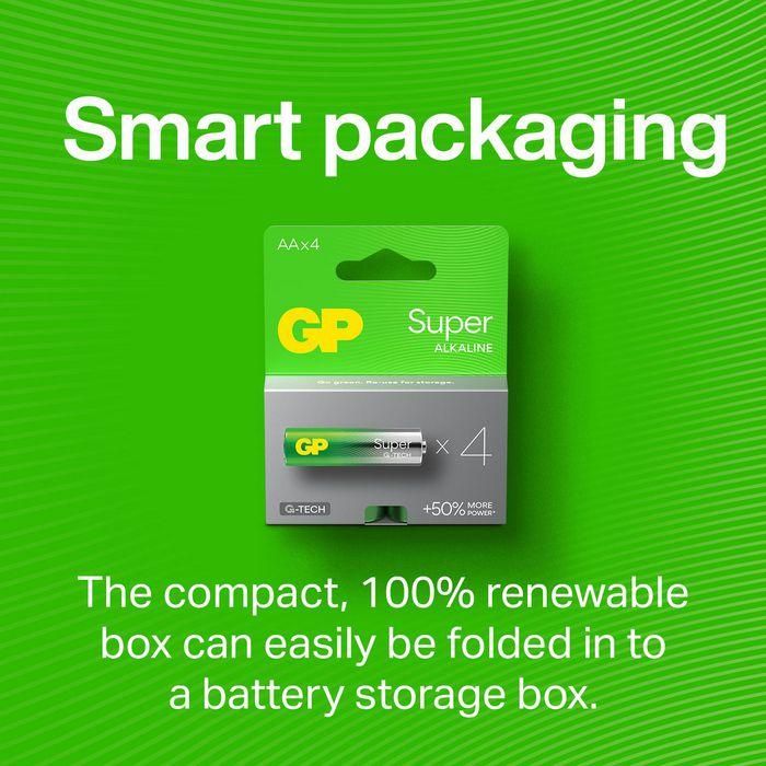 GP Batería Super Alkaline D LR20 13A, Pack de 2 4 GP Batería Super Alkaline D LR20 13A, Pack de 2 4