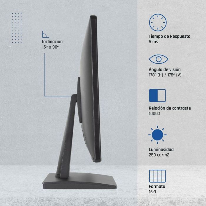 Monitor iggual IGG319840 21,5" Full HD 7